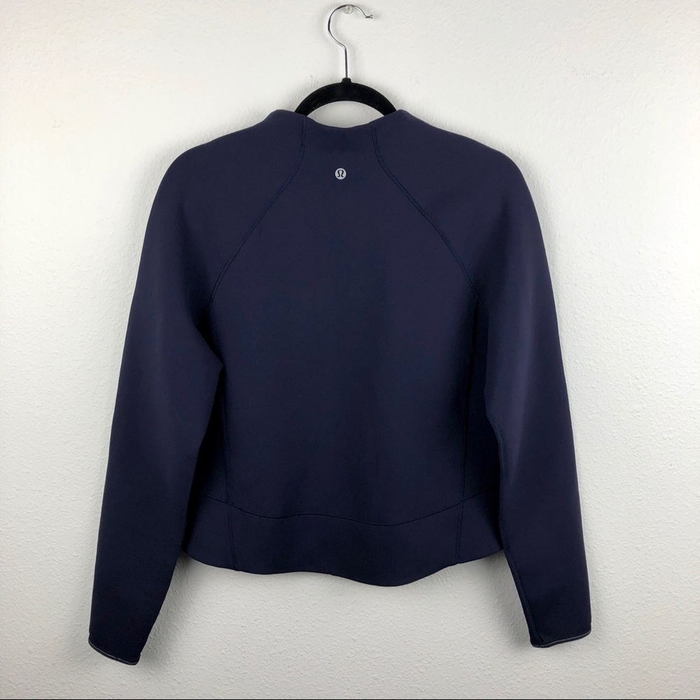 🦚 LULULEMON Kicking Asphalt Jacket 1/2 Zip Blue - Picture 5 of 8